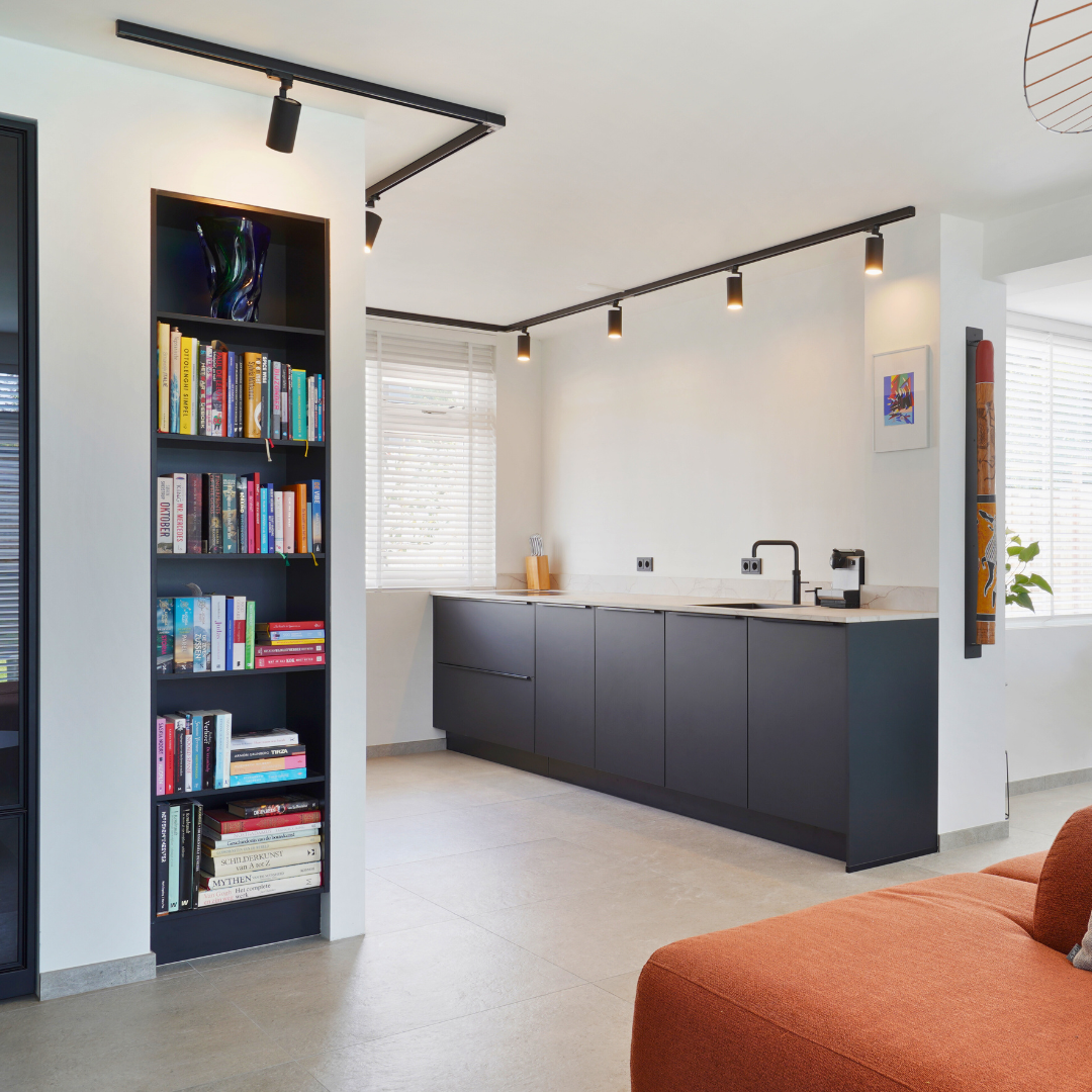 Moderne Wit-Zwarte Keuken